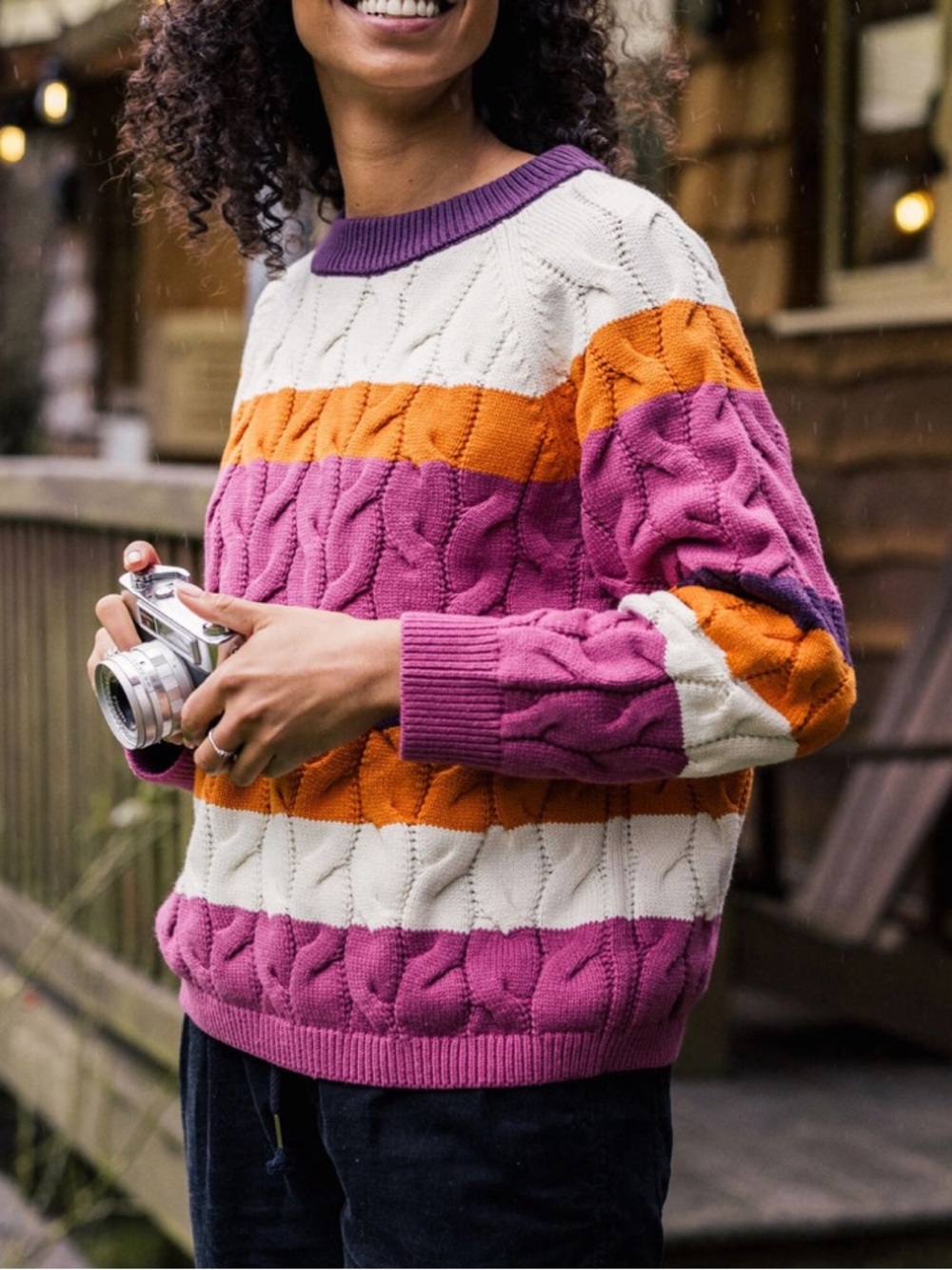 Passenger Women's Comfort Organic Cotton Knitted Jumper size Large